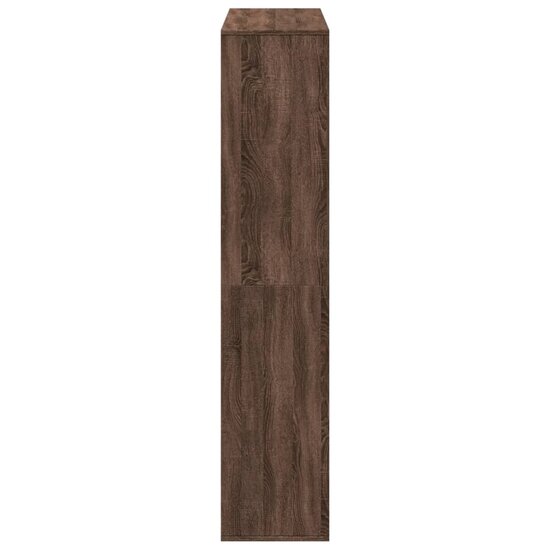 Kamerscherm 100X33X156,5 Cm Bewerkt Hout Ig 156.5 cm bruin eikenkleur