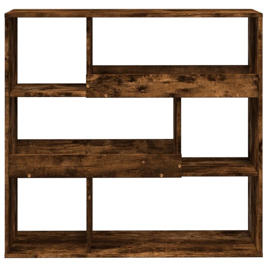 Kamerscherm 100X33X94,5 Cm Bewerkt Hout Kleurig 94.5 cm Gerookt eiken