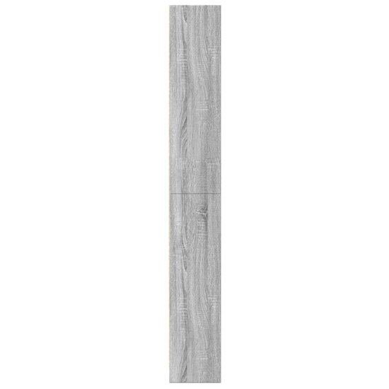Boekenkast 60X24X Bewerkt Hout Eikenkleurig Grijs Sonoma 60 cm 176 cm