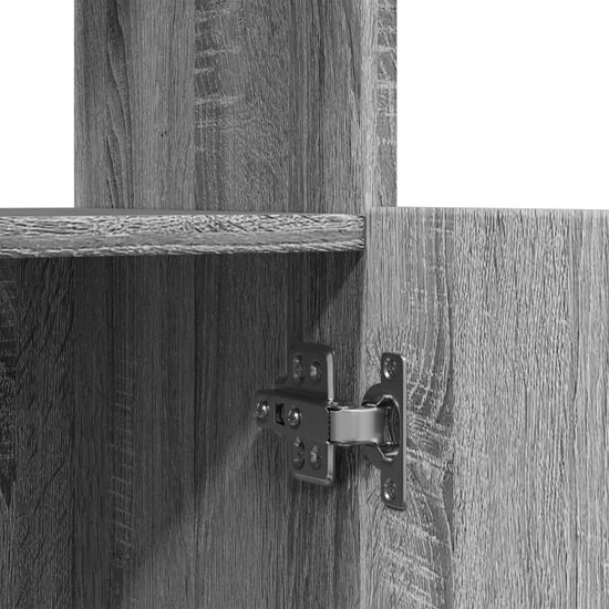 Hoge Kast 63X33X Bewerkt Hout Eikenkleurig Grijs Sonoma 63 cm 180 cm
