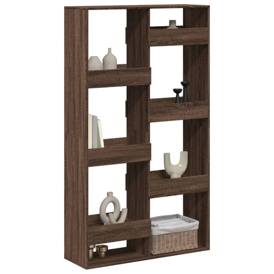 Kamerscherm 100X33X Bewerkt Hout Ig 175 cm bruin eikenkleur