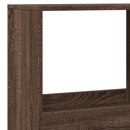 Kamerscherm 100X33X Bewerkt Hout Ig 175 cm bruin eikenkleur