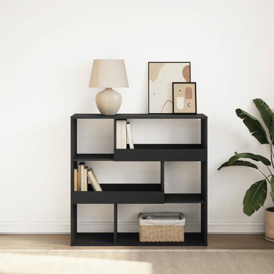 Boekenkast/Kamerscherm 100X33X94,5 Cm 94.5 cm Zwart