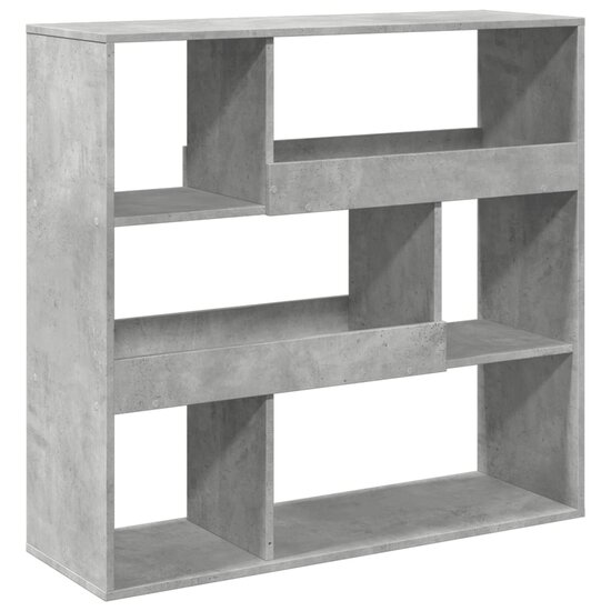 Kamerscherm 100X33X94,5 Cm Bewerkt Hout 94.5 cm Betongrijs