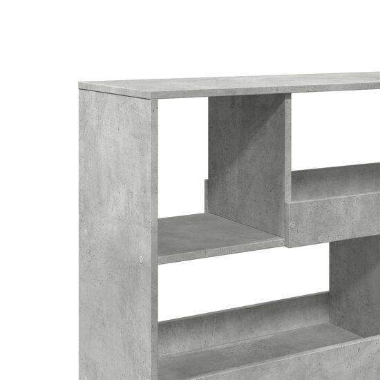 Kamerscherm 100X33X94,5 Cm Bewerkt Hout 94.5 cm Betongrijs