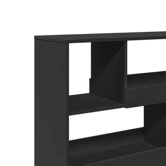 Kamerscherm 100X33X94,5 Cm Bewerkt Hout 94.5 cm Zwart