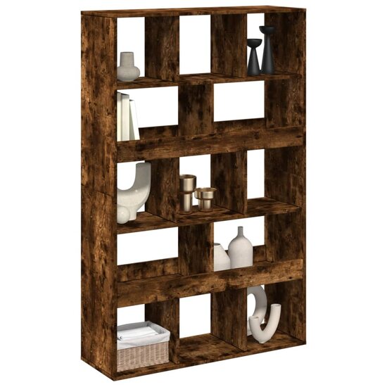 Kamerscherm 100X33X156,5 Cm Bewerkt Hout Kleurig 156.5 cm Gerookt eiken