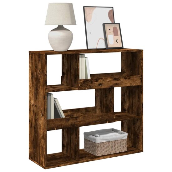 Boekenkast / Kamerscherm 100X33X94,5 Cm Kleurig 94.5 cm Gerookt eiken