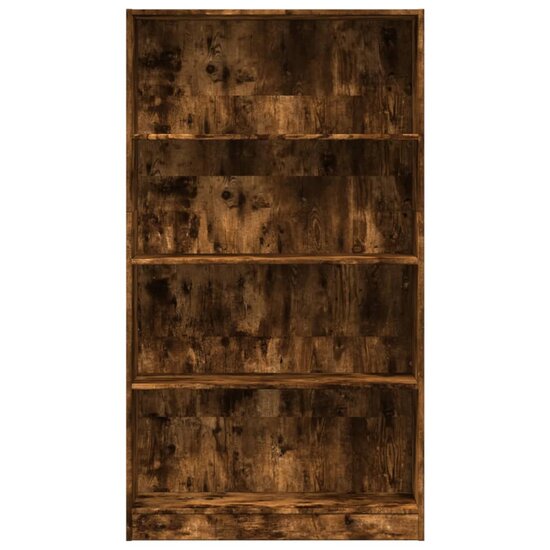 Boekenkast 80X24X Bewerkt Hout Kleurig Gerookt Eiken 80 cm 143 cm