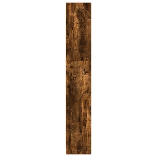 Boekenkast 80X24X Bewerkt Hout Kleurig Gerookt Eiken 80 cm 143 cm