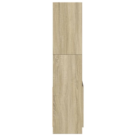 Hoge Kast 63X33X Bewerkt Hout Kleurig Sonoma Eiken 63 cm 140 cm