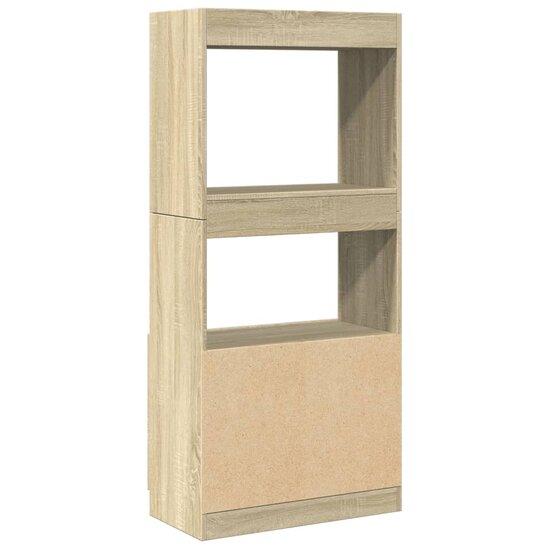 Hoge Kast 63X33X Bewerkt Hout Kleurig Sonoma Eiken 63 cm 140 cm