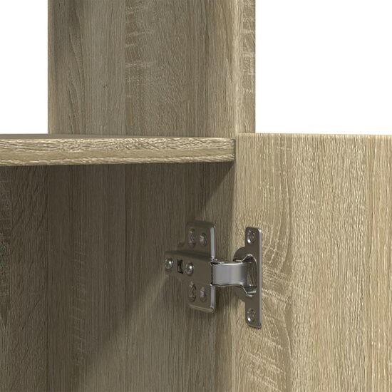 Hoge Kast 63X33X Bewerkt Hout Kleurig Sonoma Eiken 63 cm 140 cm