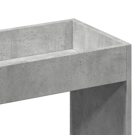 Hoge Kast 63X33X Bewerkt Hout Betongrijs 63 cm 180 cm