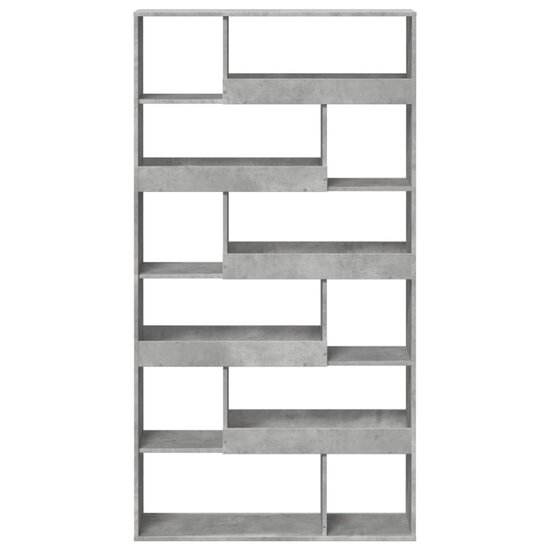 Kamerscherm 100X33X187,5 Cm Bewerkt Hout 187.5 cm Betongrijs