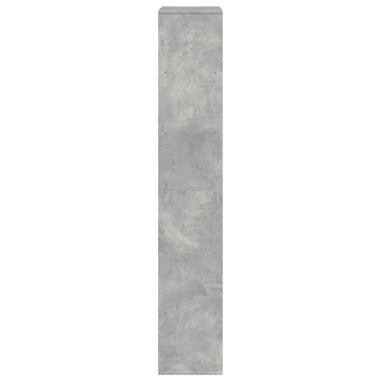 Kamerscherm 100X33X187,5 Cm Bewerkt Hout 187.5 cm Betongrijs