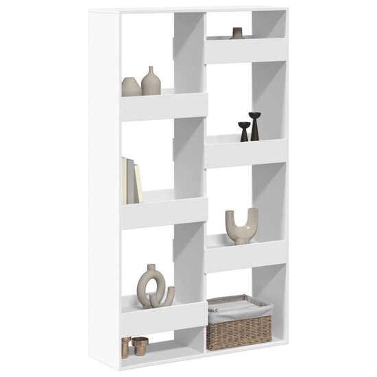 Kamerscherm 100X33X Bewerkt Hout 175 cm Wit