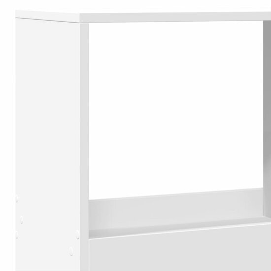 Kamerscherm 100X33X Bewerkt Hout 175 cm Wit