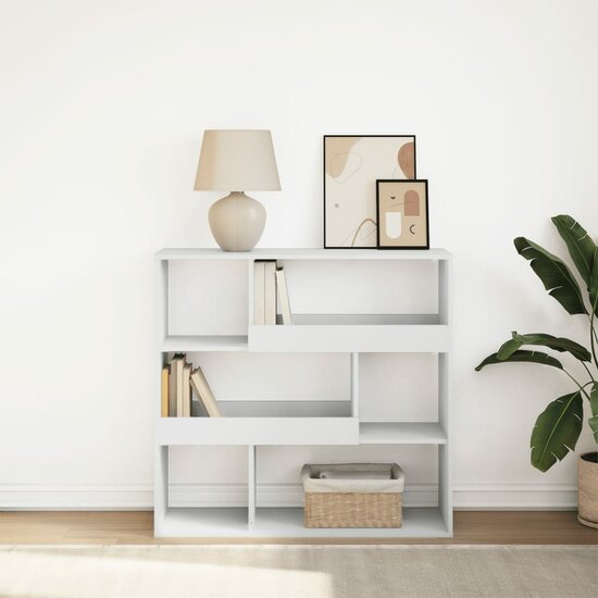 Boekenkast/Kamerscherm 100X33X94,5 Cm 94.5 cm Wit