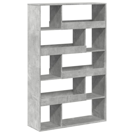 Kamerscherm 100X33X156,5 Cm Bewerkt Hout 156.5 cm Betongrijs