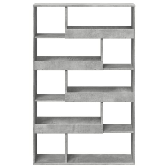 Kamerscherm 100X33X156,5 Cm Bewerkt Hout 156.5 cm Betongrijs