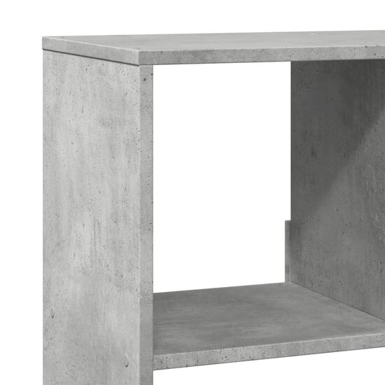 Kamerscherm 100X33X156,5 Cm Bewerkt Hout 156.5 cm Betongrijs