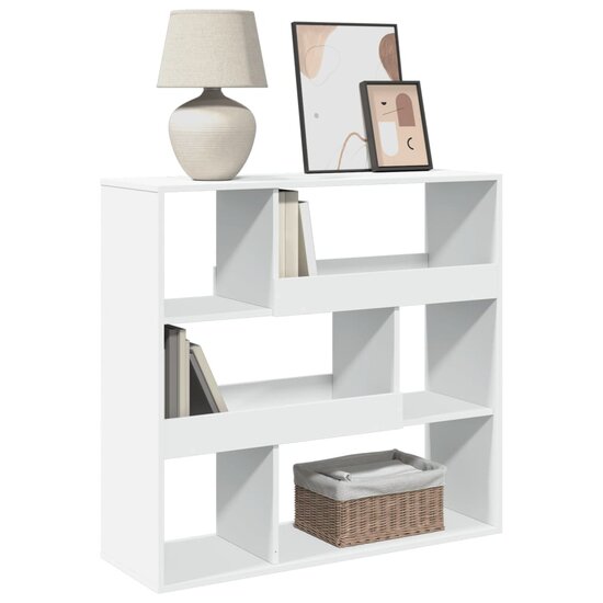 Kamerscherm 100X33X94,5 Cm Bewerkt Hout 94.5 cm Wit