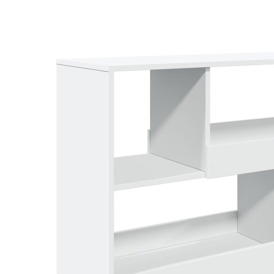 Kamerscherm 100X33X94,5 Cm Bewerkt Hout 94.5 cm Wit