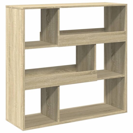 Kamerscherm 100X33X94,5 Cm Bewerkt Hout Kleurig 94.5 cm Sonoma eiken