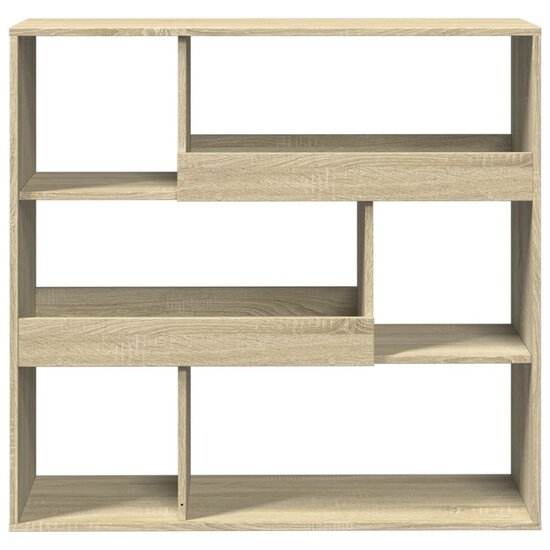 Kamerscherm 100X33X94,5 Cm Bewerkt Hout Kleurig 94.5 cm Sonoma eiken