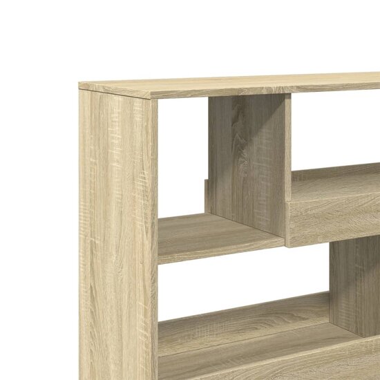 Kamerscherm 100X33X94,5 Cm Bewerkt Hout Kleurig 94.5 cm Sonoma eiken