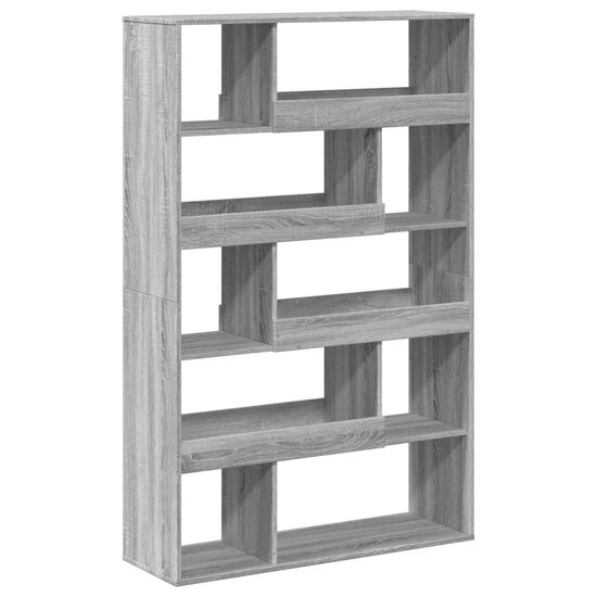 Kamerscherm 100X33X156,5 Cm Bewerkt Hout Eiken 156.5 cm Grijs sonoma