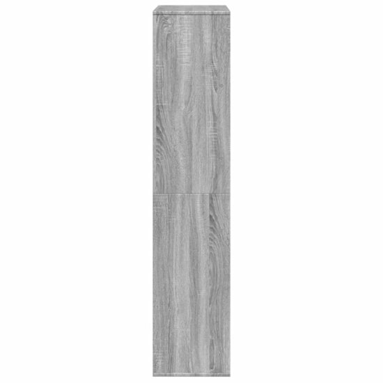 Kamerscherm 100X33X156,5 Cm Bewerkt Hout Eiken 156.5 cm Grijs sonoma