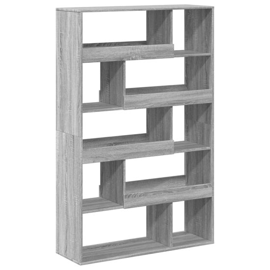 Kamerscherm 100X33X156,5 Cm Bewerkt Hout Eiken 156.5 cm Grijs sonoma