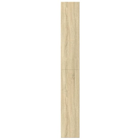 Boekenkast 60X24X Bewerkt Hout Kleurig Sonoma Eiken 60 cm 176 cm