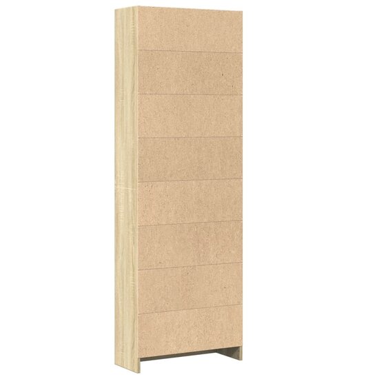 Boekenkast 60X24X Bewerkt Hout Kleurig Sonoma Eiken 60 cm 176 cm