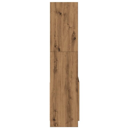 Hoge Kast 63X33X Bewerkt Hout Artisanaal Kleurig Eiken 63 cm 140 cm