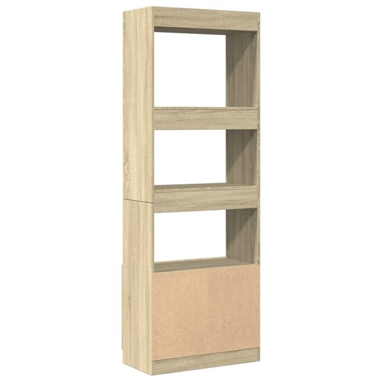 Hoge Kast 63X33X Bewerkt Hout Kleurig Sonoma Eiken 63 cm 180 cm