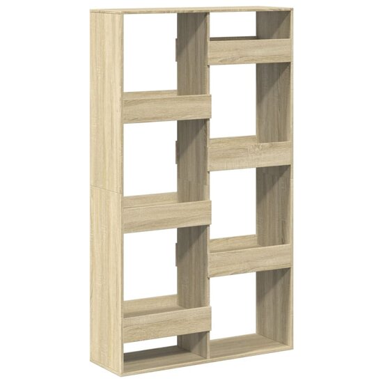 Kamerscherm 100x33x175 cm bewerkt hout sonoma eikenkleurig