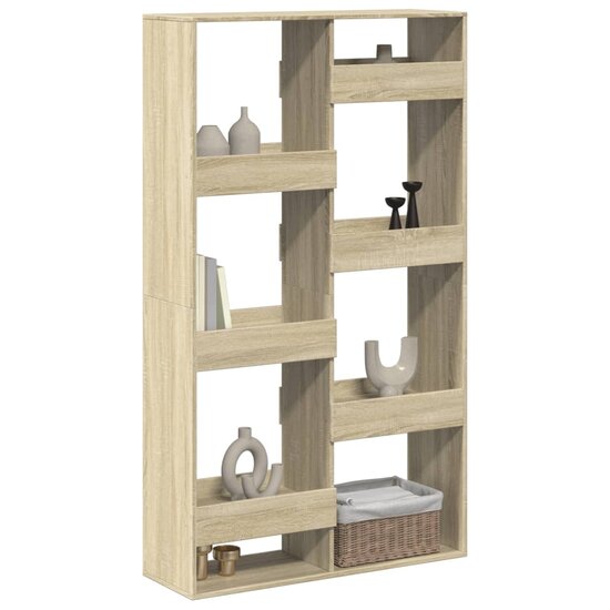 Kamerscherm 100x33x175 cm bewerkt hout sonoma eikenkleurig