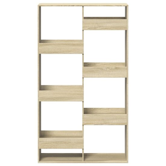 Kamerscherm 100x33x175 cm bewerkt hout sonoma eikenkleurig