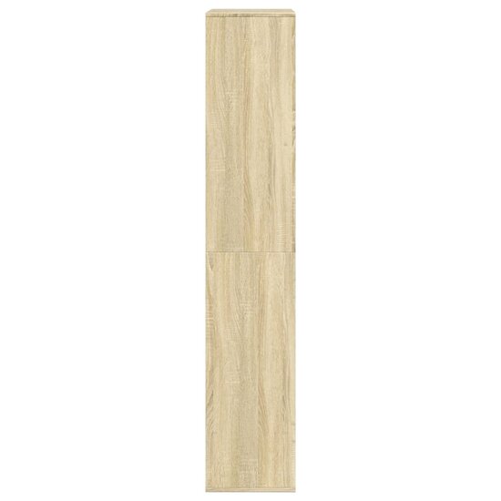 Kamerscherm 100x33x175 cm bewerkt hout sonoma eikenkleurig