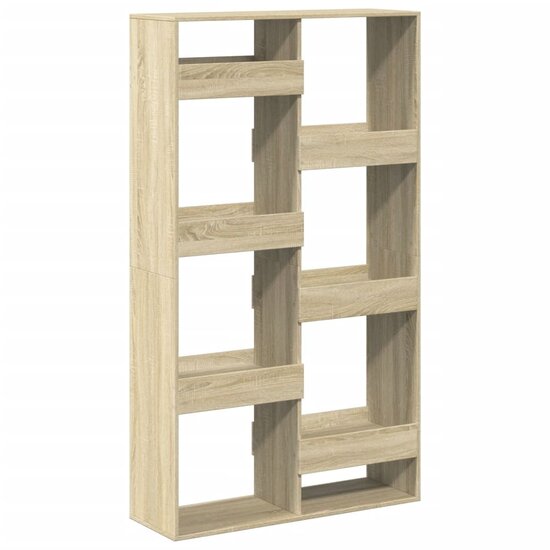 Kamerscherm 100x33x175 cm bewerkt hout sonoma eikenkleurig
