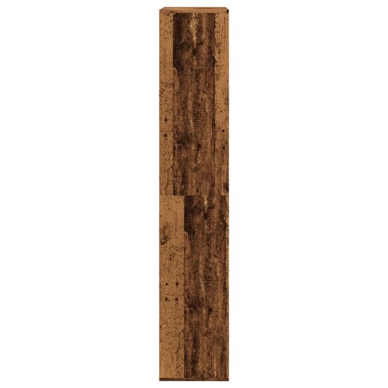 Kamerscherm 100x33x175 cm bewerkt hout oud houtkleurig