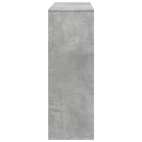 Boekenkast / kamerscherm 100x33x94,5 cm betongrijs