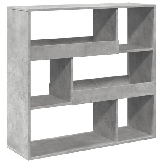 Boekenkast / kamerscherm 100x33x94,5 cm betongrijs