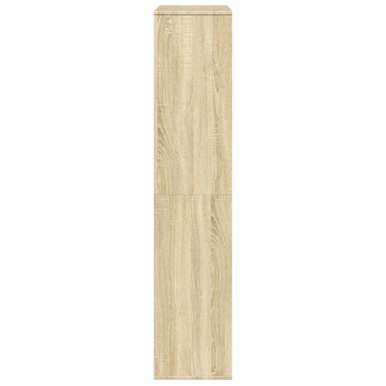 Boekenkast 100x33x156,5 cm bewerkt hout sonoma eikenkleurig