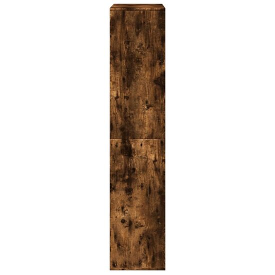 Boekenkast 100x33x156,5 cm bewerkt hout gerookt eikenkleurig