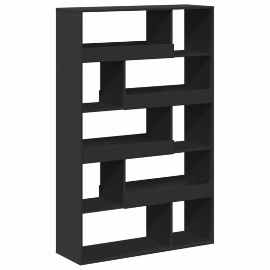 Kamerscherm 100x33x156,5 cm bewerkt hout zwart