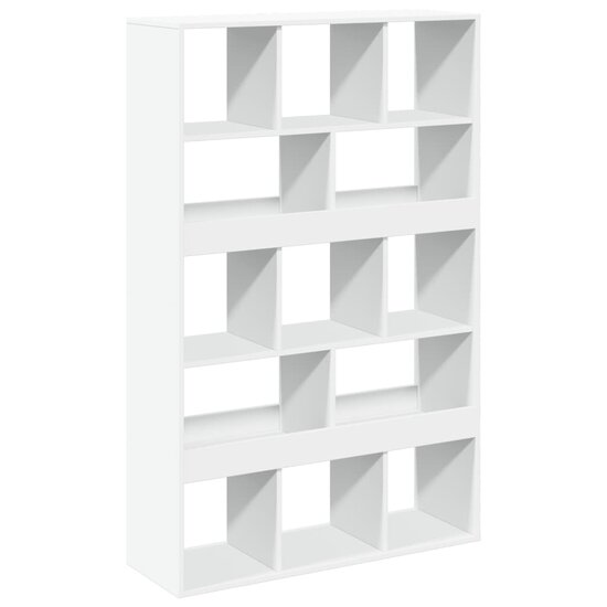 Kamerscherm 100x33x156,5 cm bewerkt hout wit